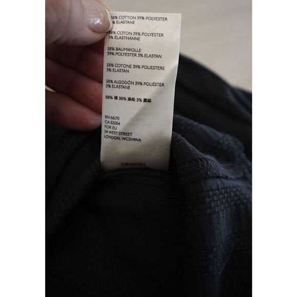 Free People OB1090510 Women's Sz S Washed Black Ice Cold Lace-Up Ribbed Top $78 - Picture 9 of 13